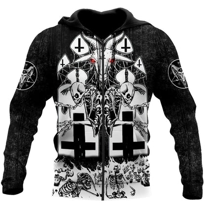 Skull On The Door Hoodie For Men And Women SN30122001HH