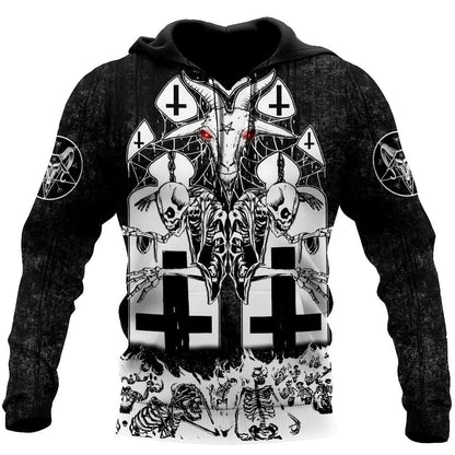 Skull On The Door Hoodie For Men And Women SN30122001HH