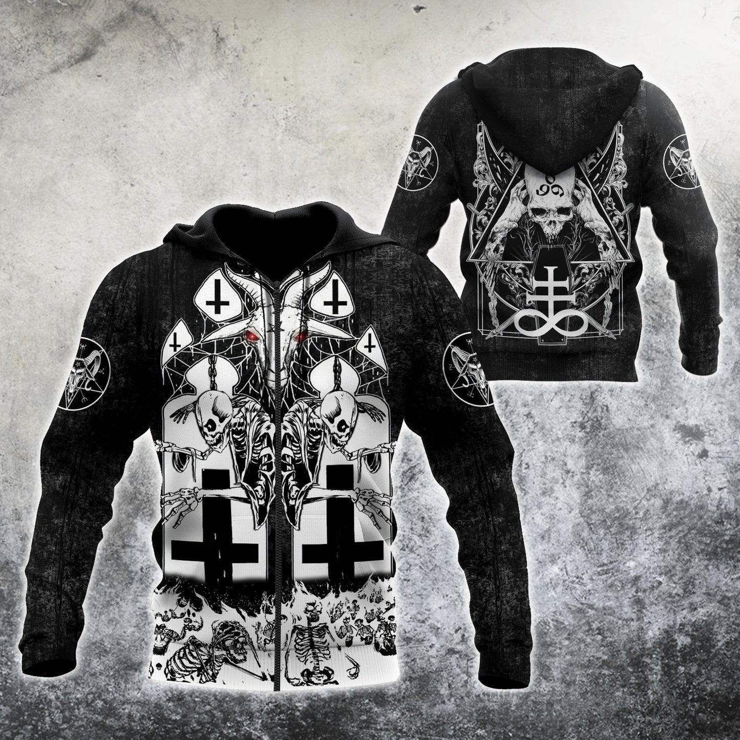 Skull On The Door Hoodie For Men And Women SN30122001HH