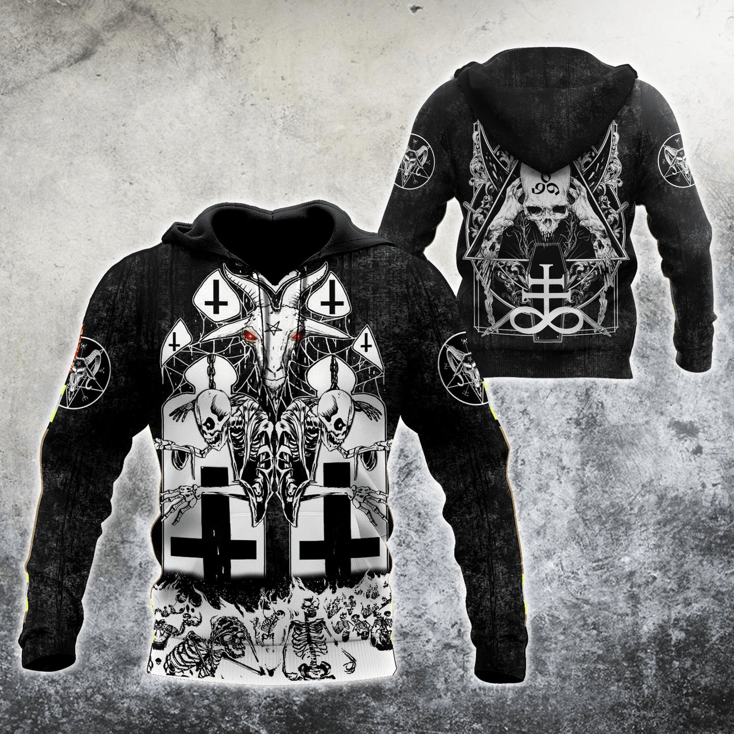 Skull On The Door Hoodie For Men And Women SN30122001HH