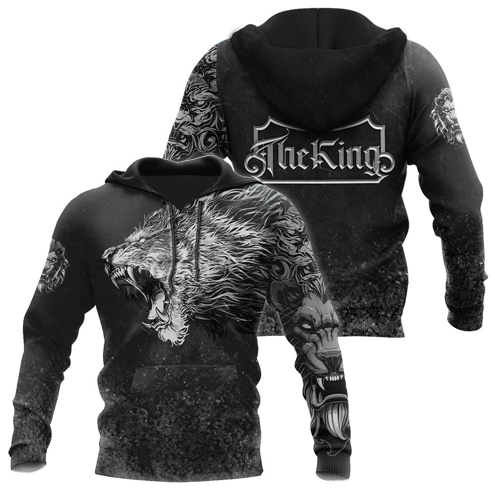 King Lion Tattoo 3D Over Printed Unisex Shirts