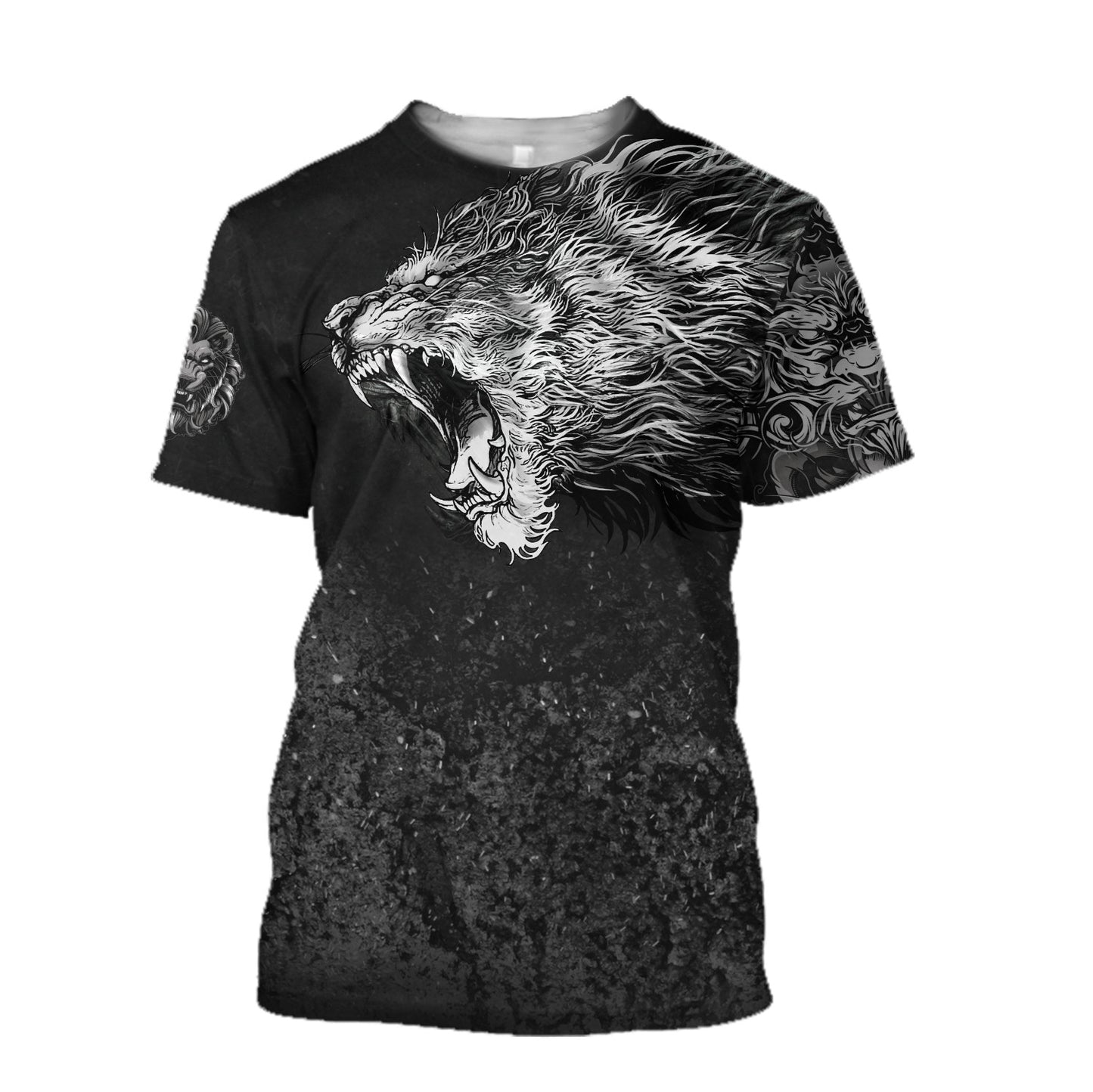 King Lion Tattoo 3D Over Printed Unisex Shirts