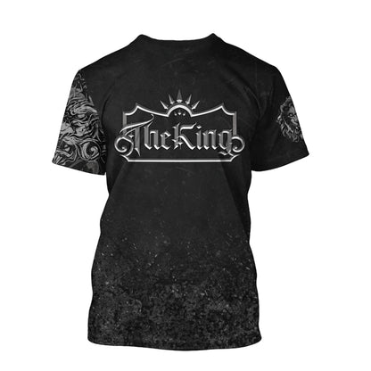 King Lion Tattoo 3D Over Printed Unisex Shirts