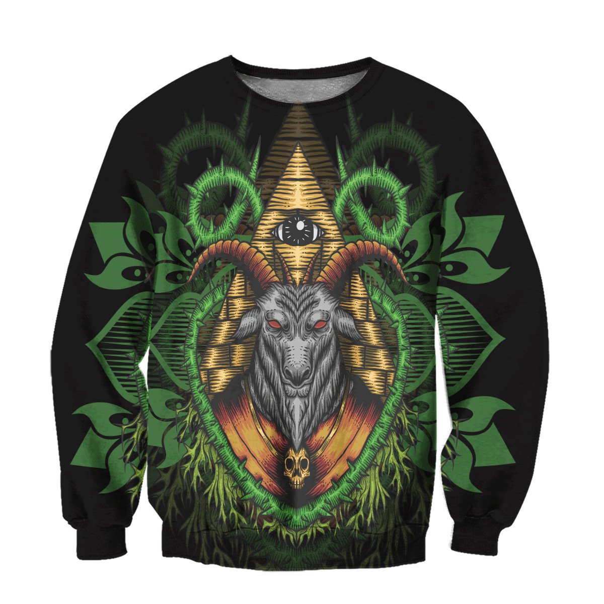 God Of Skull Satanic Hoodie For Men And Women VP31122001