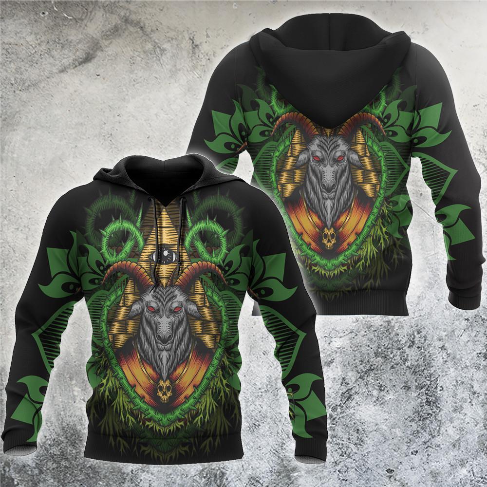 God Of Skull Satanic Hoodie For Men And Women VP31122001