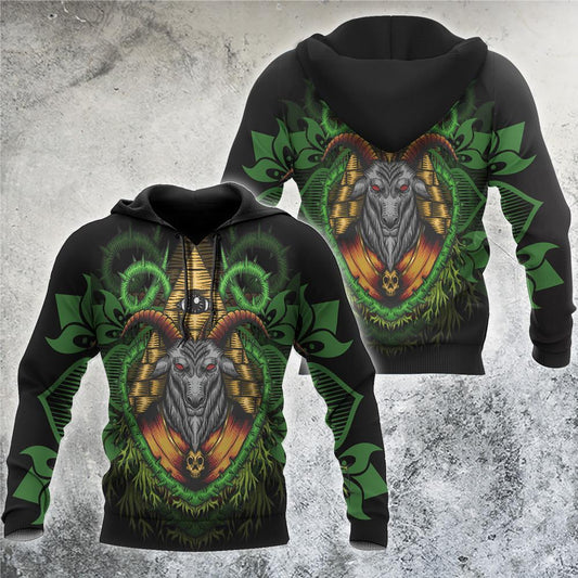 God Of Skull Satanic Hoodie For Men And Women VP31122001