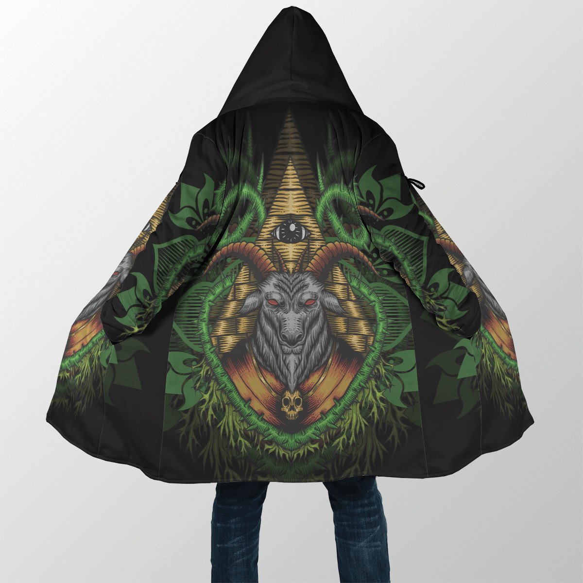 Skull Satanic Cloak For Men And Women VP31122001