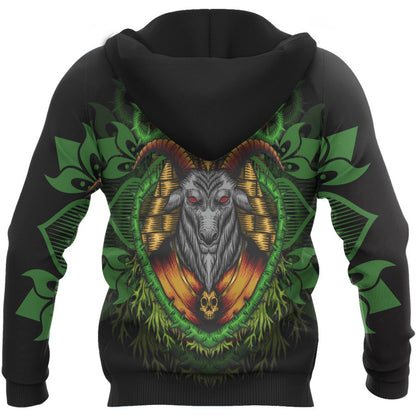 God Of Skull Satanic Hoodie For Men And Women VP31122001