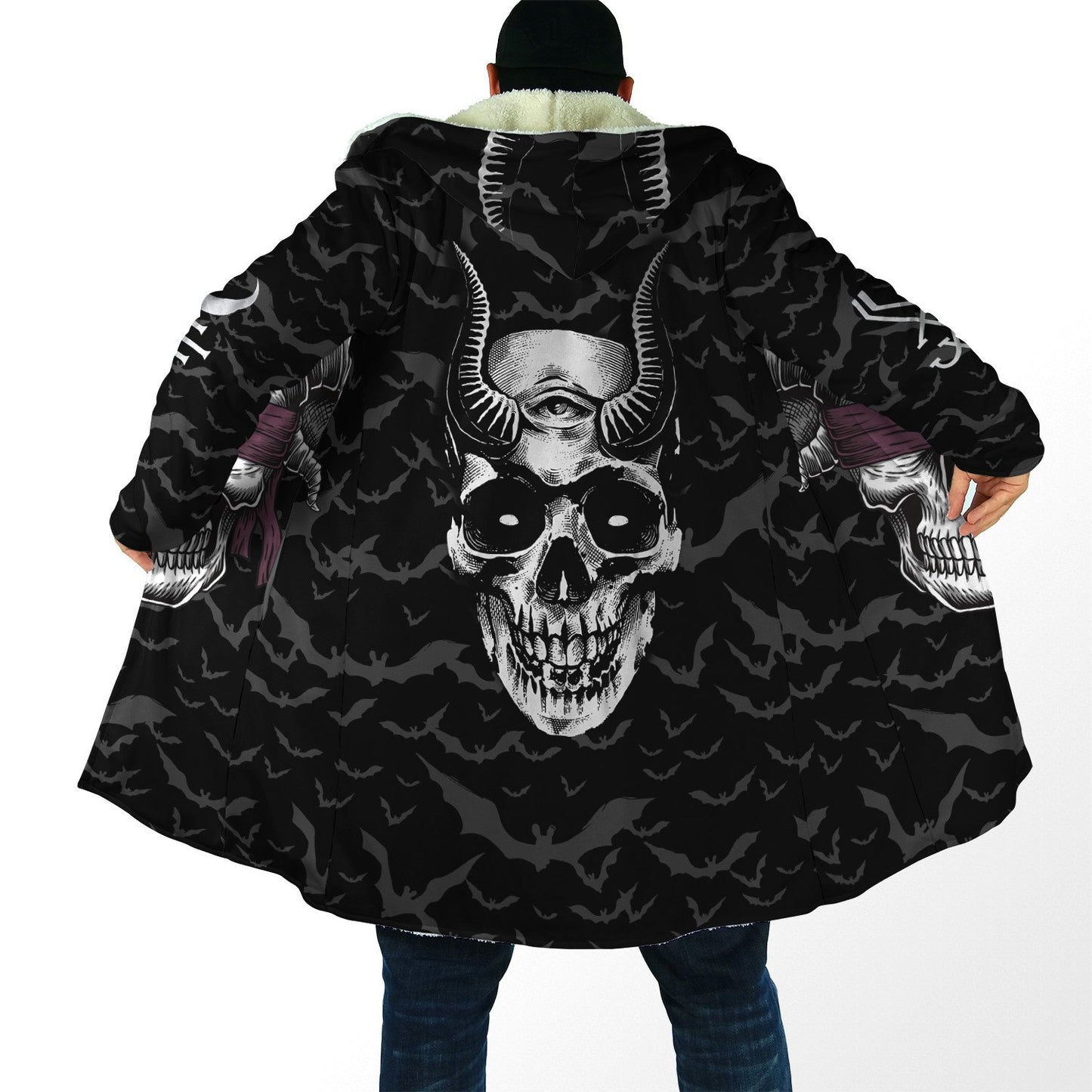 Skull Satanic Cloak For Men And Women TNA04012101