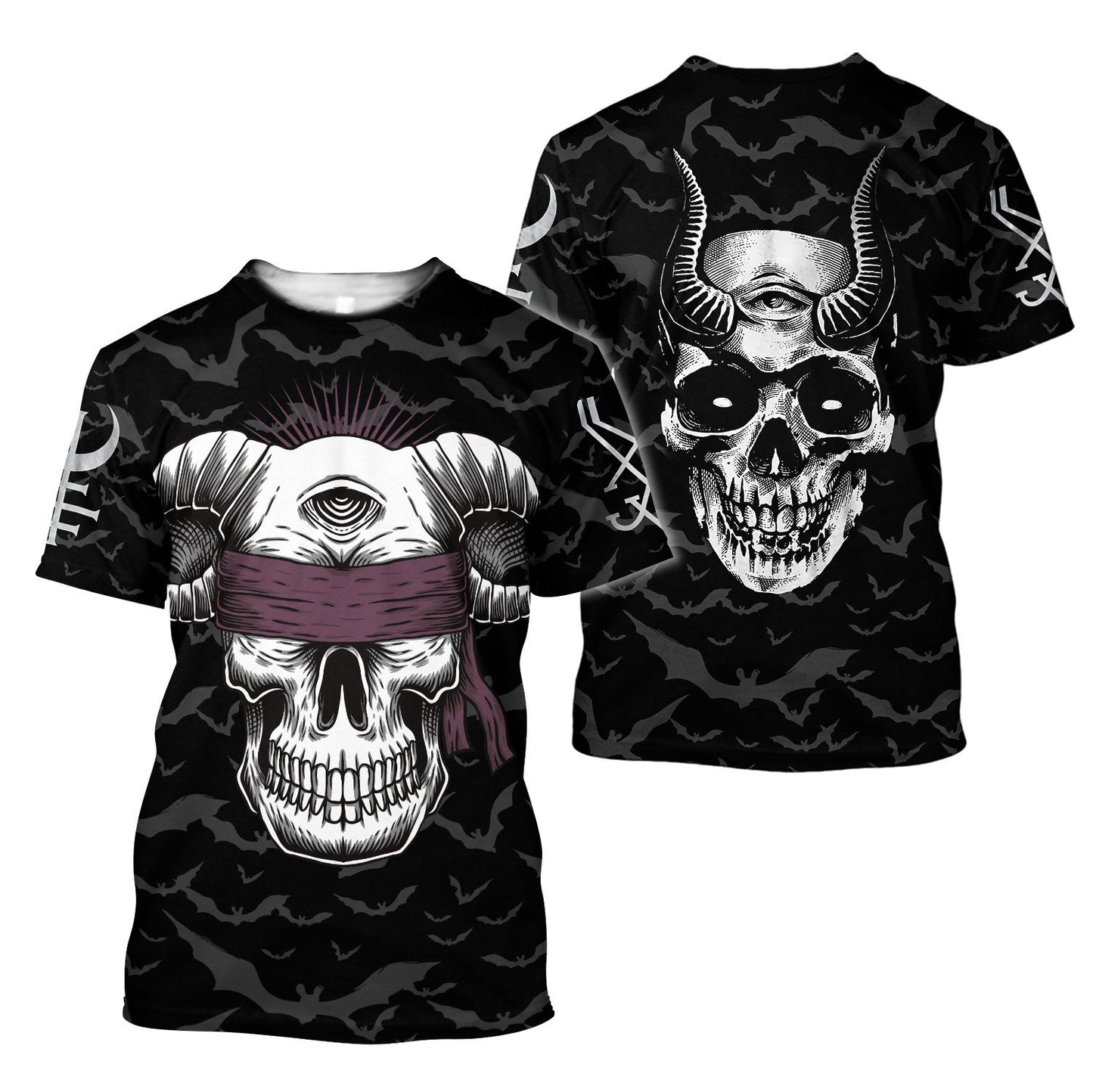 Skull Satanic Hoodie For Men And Women TNA04012101