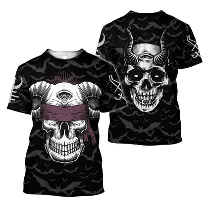 Skull Satanic Hoodie For Men And Women TNA04012101
