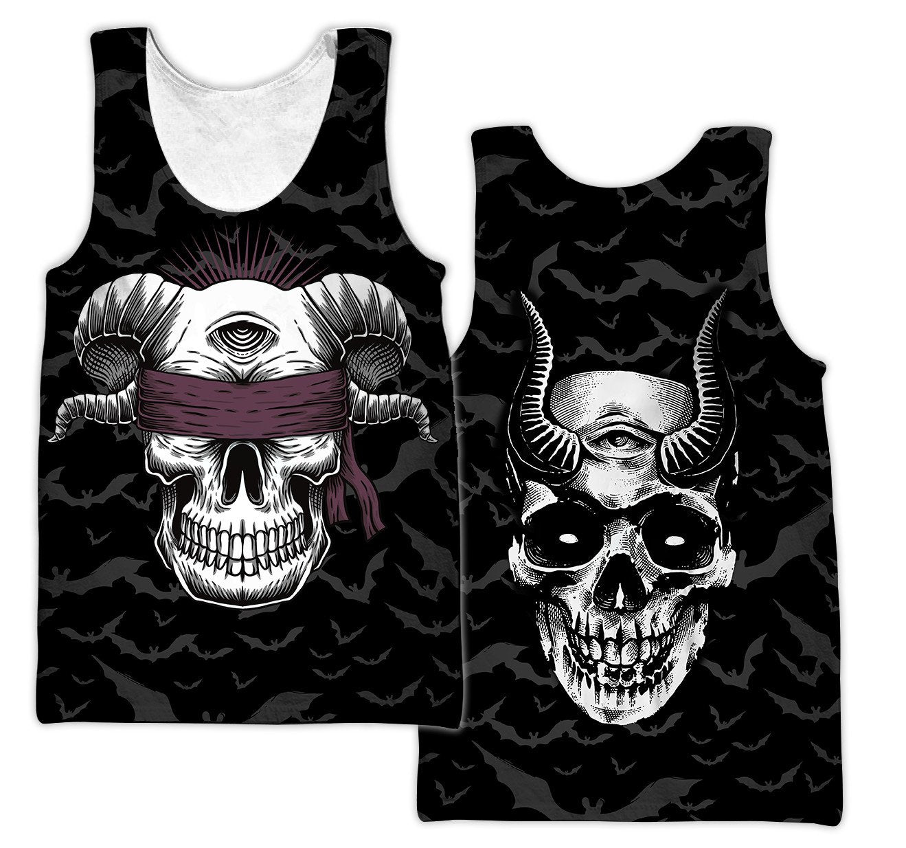 Skull Satanic Hoodie For Men And Women TNA04012101