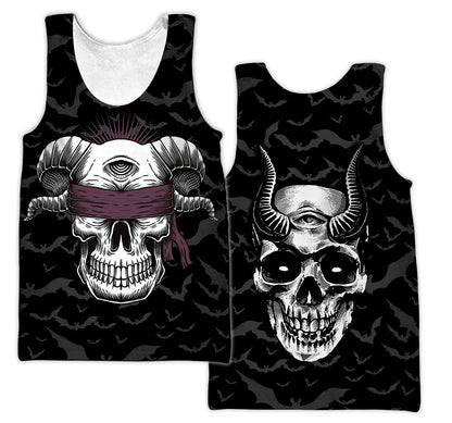 Skull Satanic Hoodie For Men And Women TNA04012101