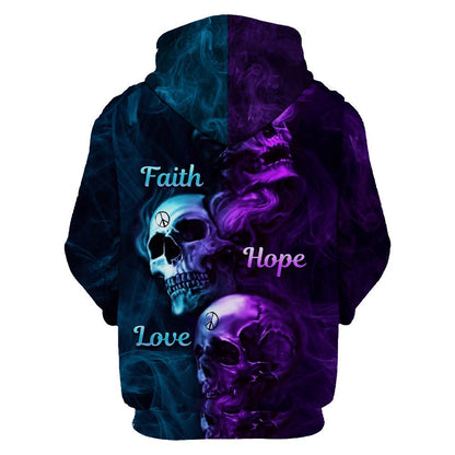 Three Words Of Skull Hoodie For Men And Women SN04012101