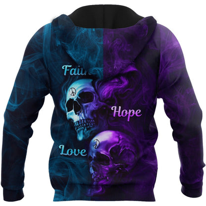 Three Words Of Skull Hoodie For Men And Women SN04012101