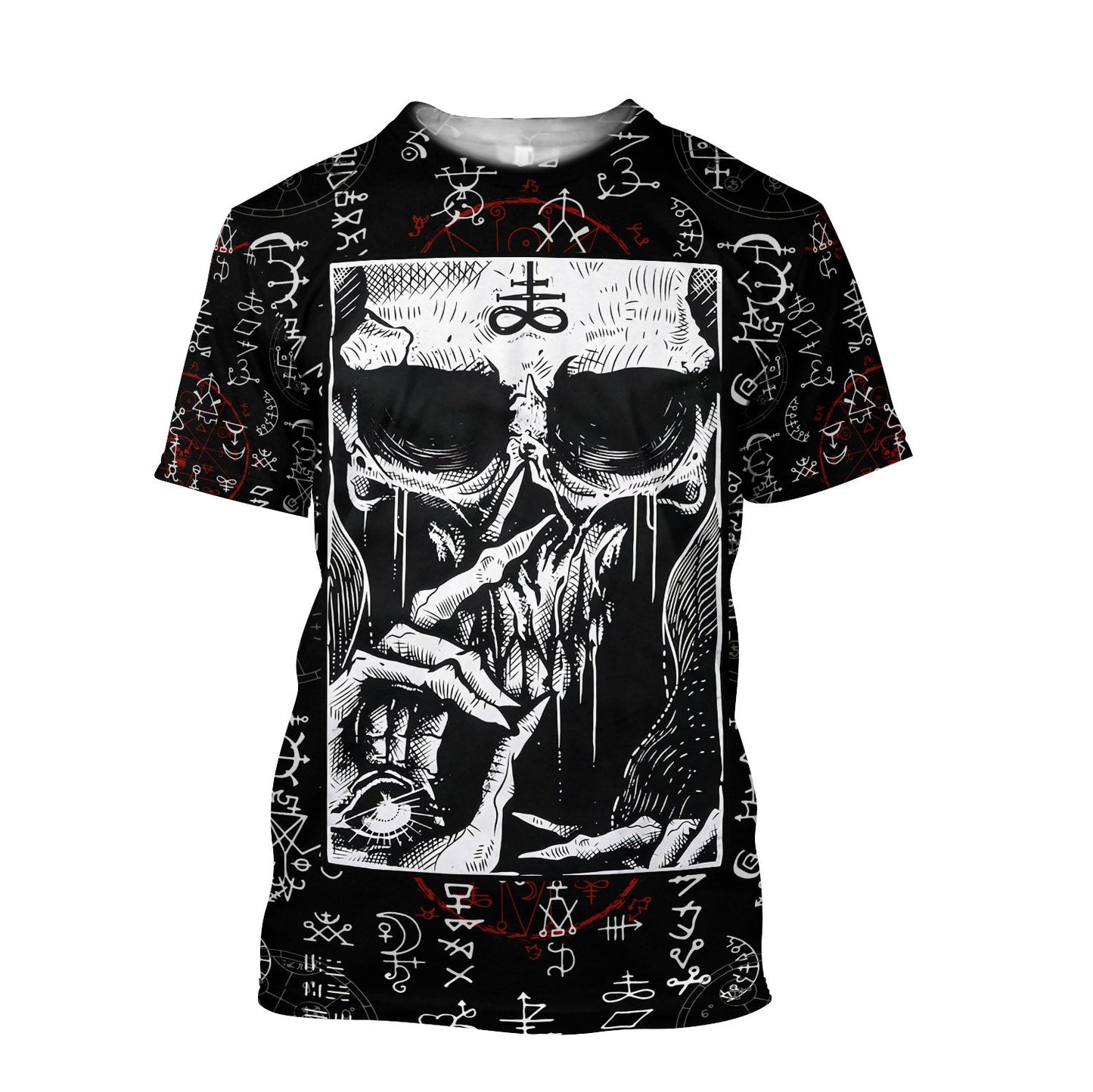Silence Skull Satanic Hoodie For Men And Women