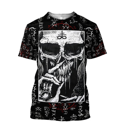 Silence Skull Satanic Hoodie For Men And Women