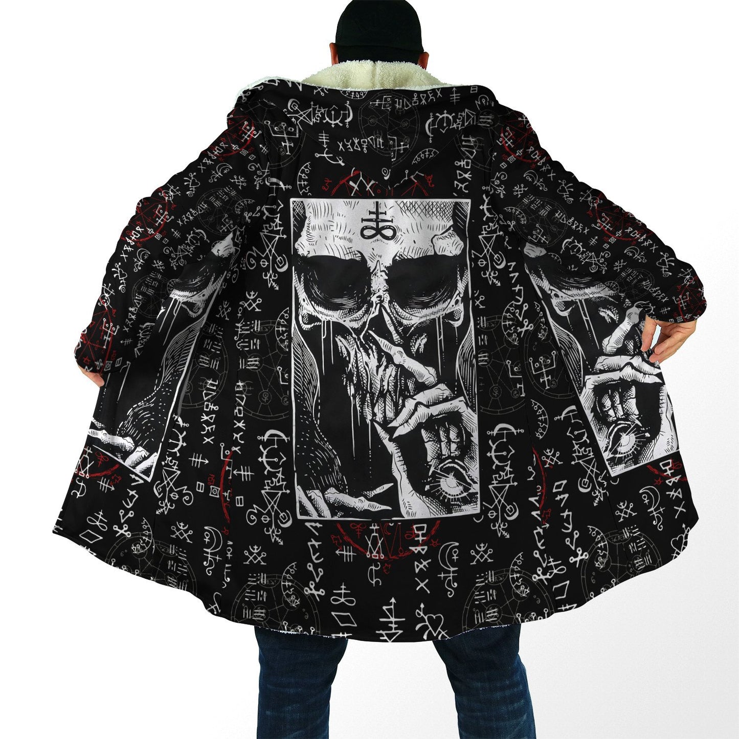 Skull Satanic Cloak For Men And Women TNA05012101