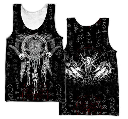 Dreamcatcher Skull Satanic Hoodie For Men And Women TNA06012106ND