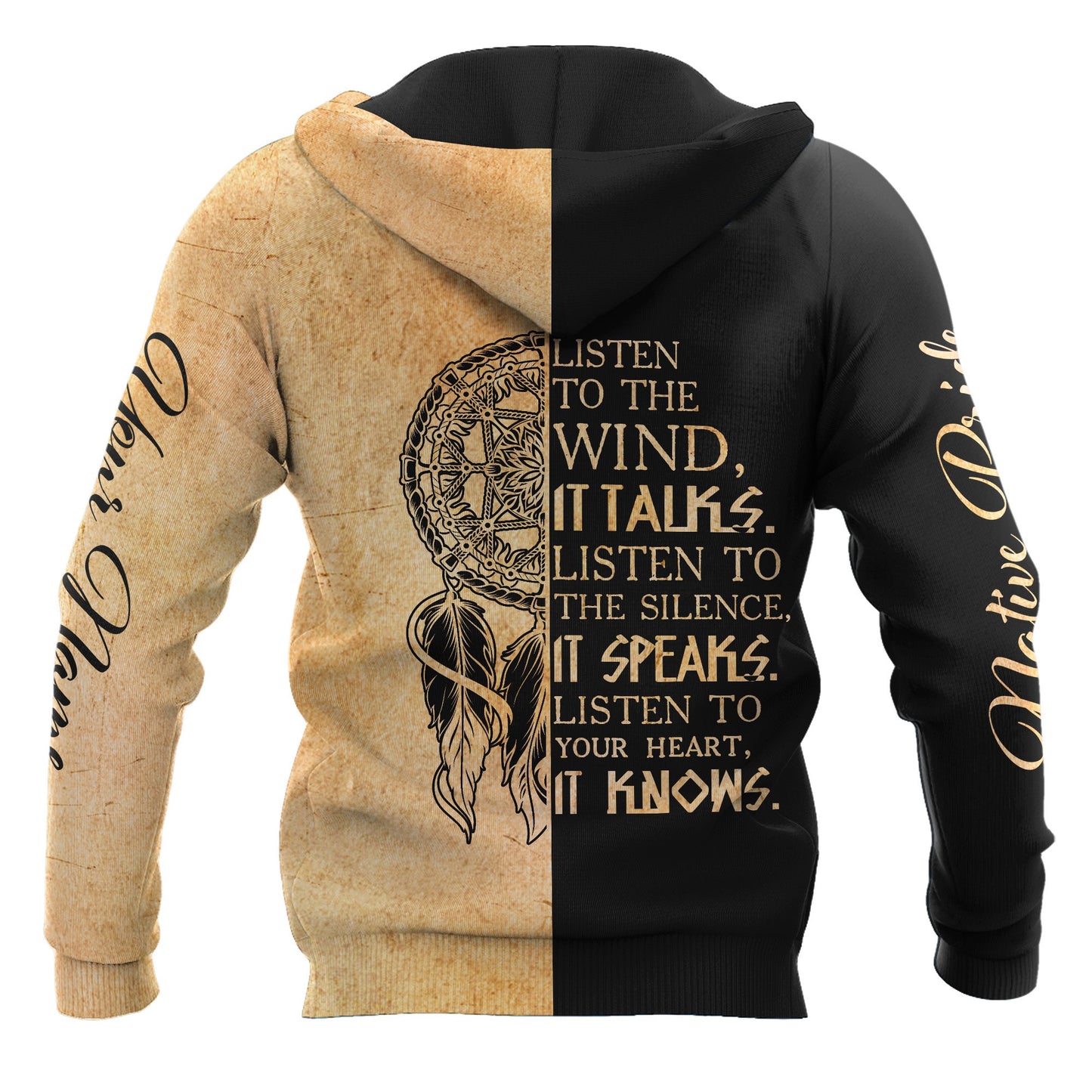 Custom Name Wolf Native Pride 3D All Over Printed Unisex Shirt