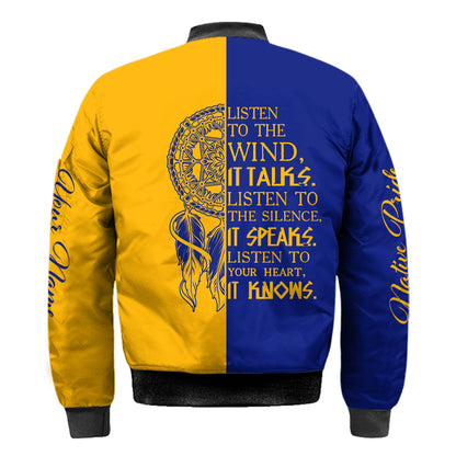 Custom Name Wolf Native Pride 3D All Over Printed Unisex Shirt