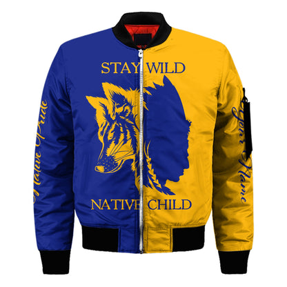 Custom Name Wolf Native Pride 3D All Over Printed Unisex Shirt