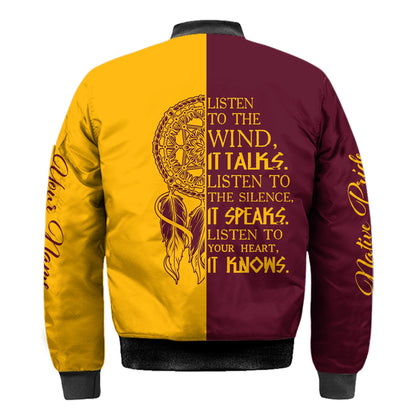 Custom Name Wolf Native Pride 3D All Over Printed Unisex Shirt