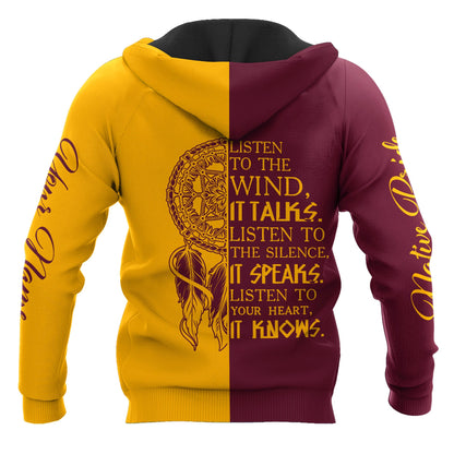 Custom Name Wolf Native Pride 3D All Over Printed Unisex Shirt