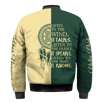 Custom Name Wolf Native Pride 3D All Over Printed Unisex Shirt