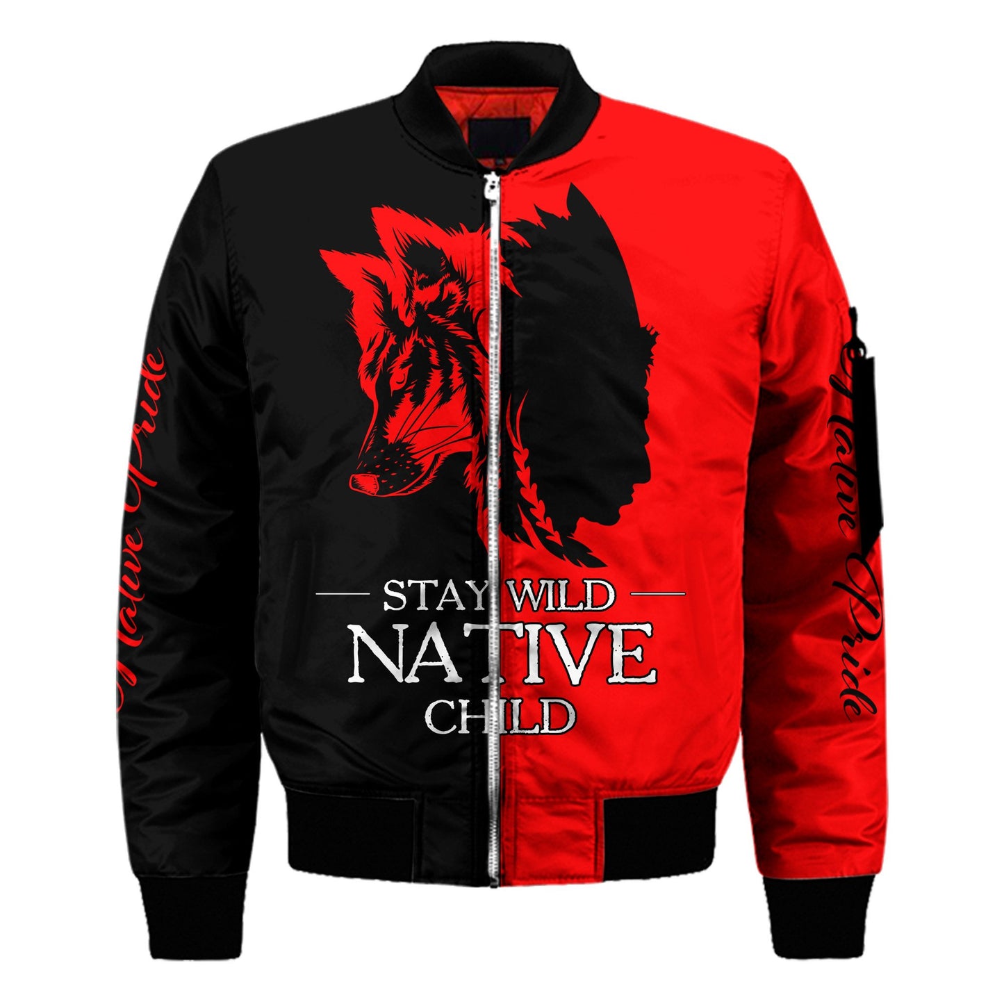 Custom Name Wolf Native Pride 3D All Over Printed Unisex Shirt