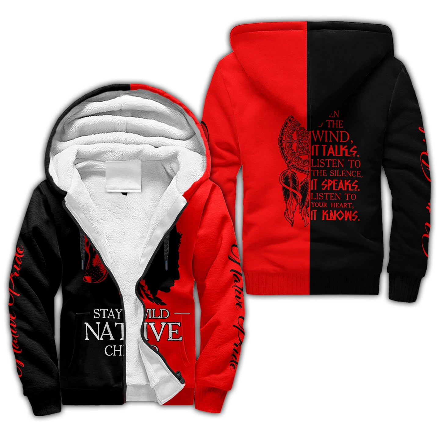 Custom Name Wolf Native Pride 3D All Over Printed Unisex Shirt