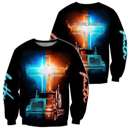 Trucker 3D All Over Printed Shirts For Men and Women
