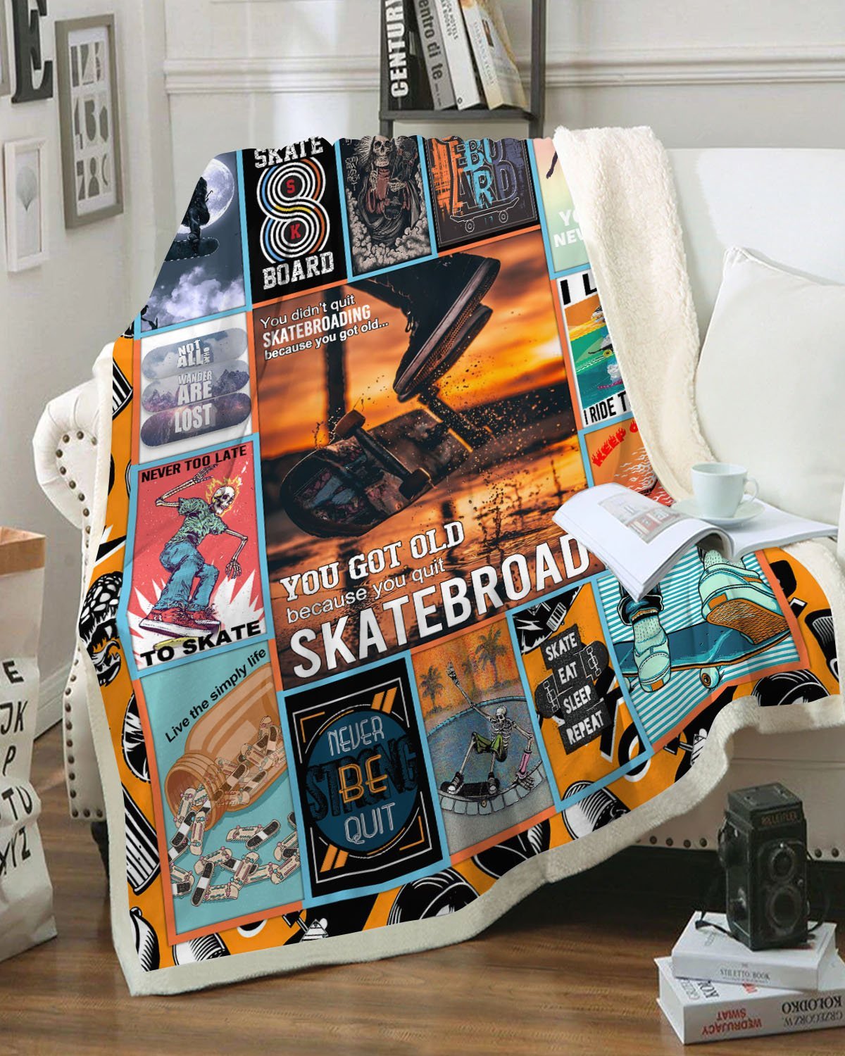 Premium Skateboard Blanket