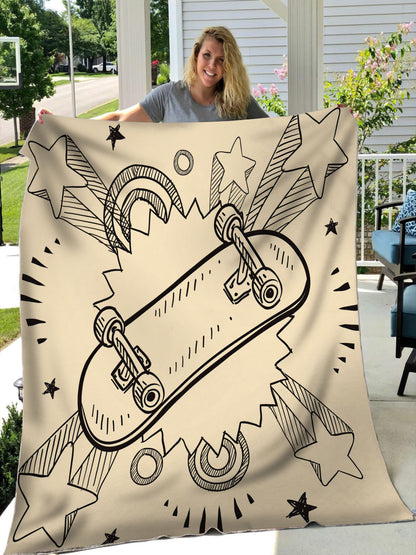 Premium Skateboard Blanket