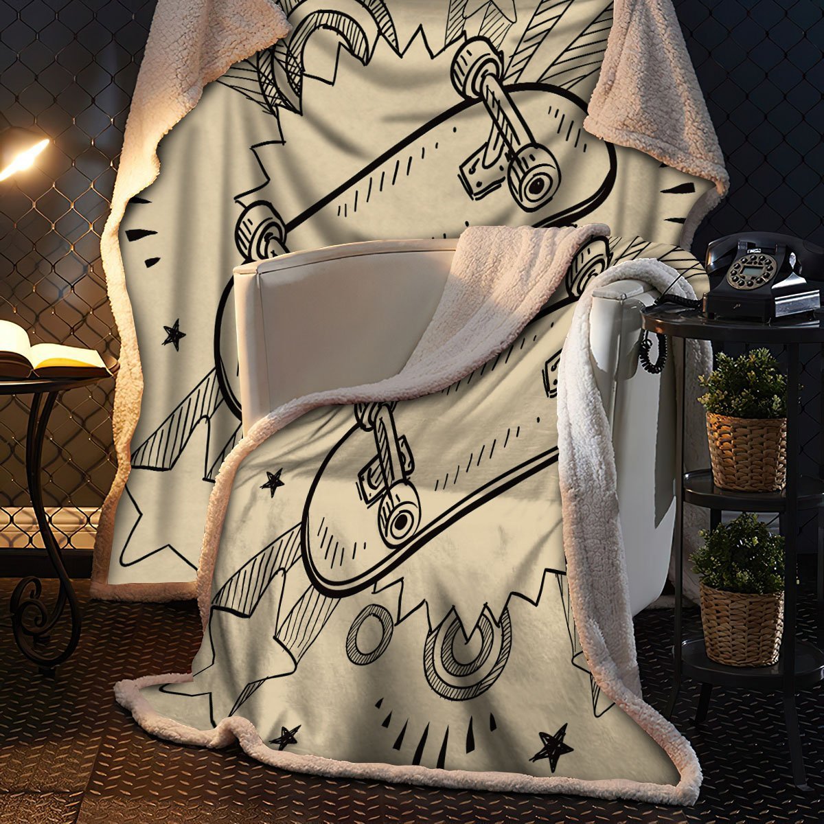 Premium Skateboard Blanket