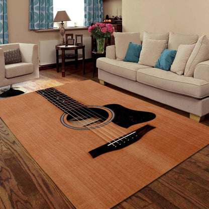 Guitar Musical Instrument 3D Rug