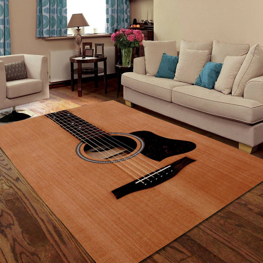 Guitar Musical Instrument 3D Rug