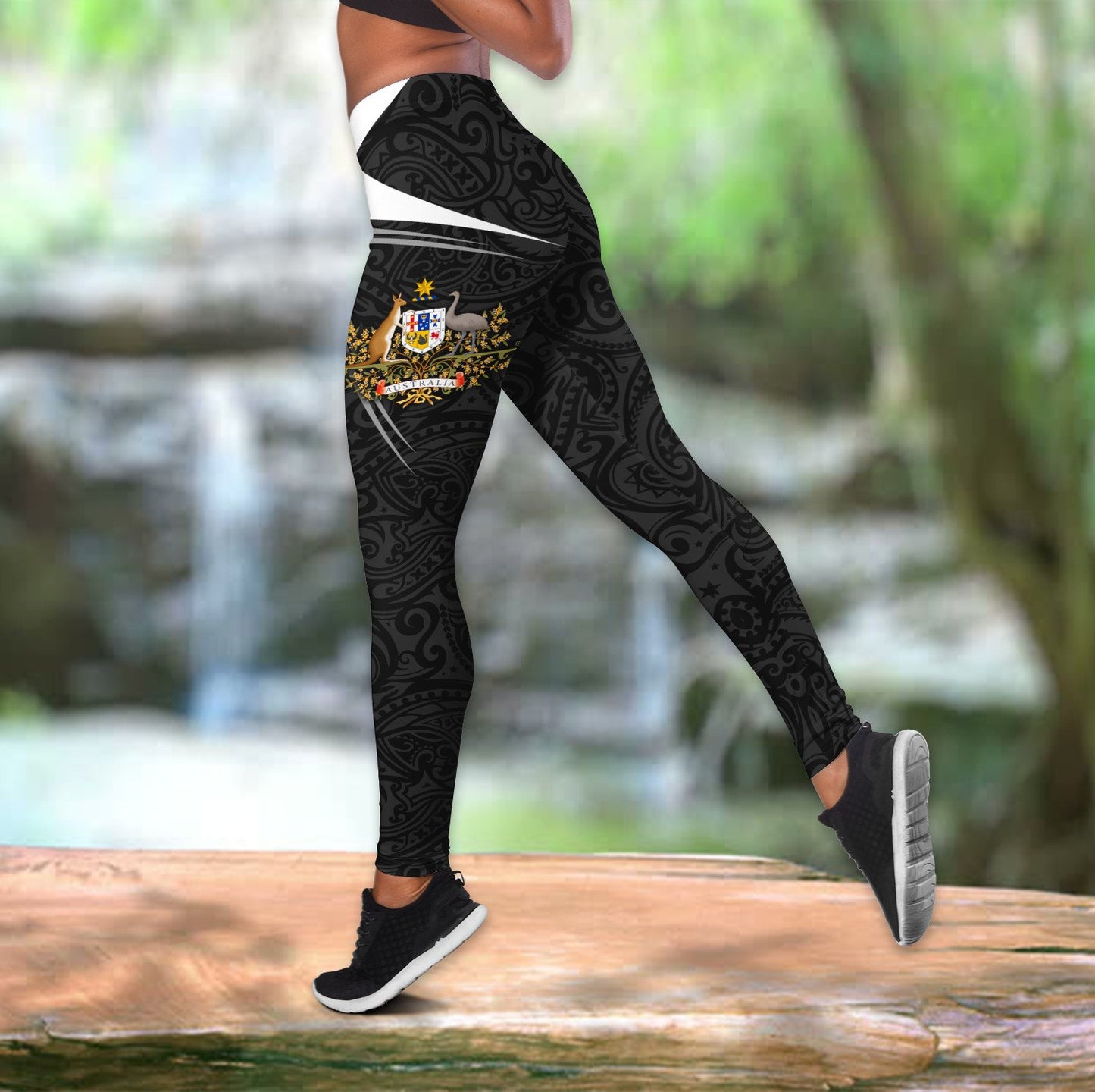 Premium Legging & Tank Top Polynesian Pattern And Australia ML DA19012006