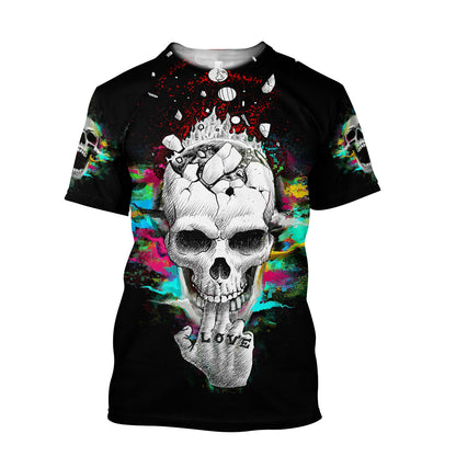 Love In Hand Skull Hoodie For Men And Women TNA22012107