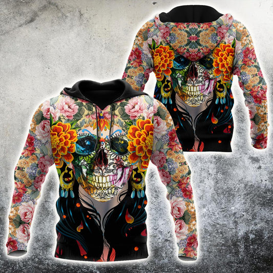 Skull Satanic Hoodie For Men And Women TNA22012108