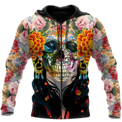 Skull Satanic Hoodie For Men And Women TNA22012108