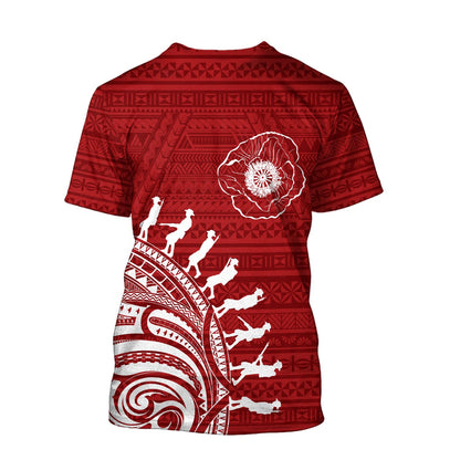 Premium Anzac Day 3D All Over Printed Unisex Shirts