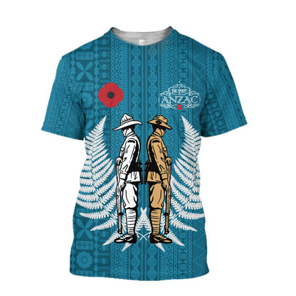 Premium Anzac Day 3D All Over Printed Unisex Shirts