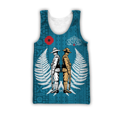 Premium Anzac Day 3D All Over Printed Unisex Shirts