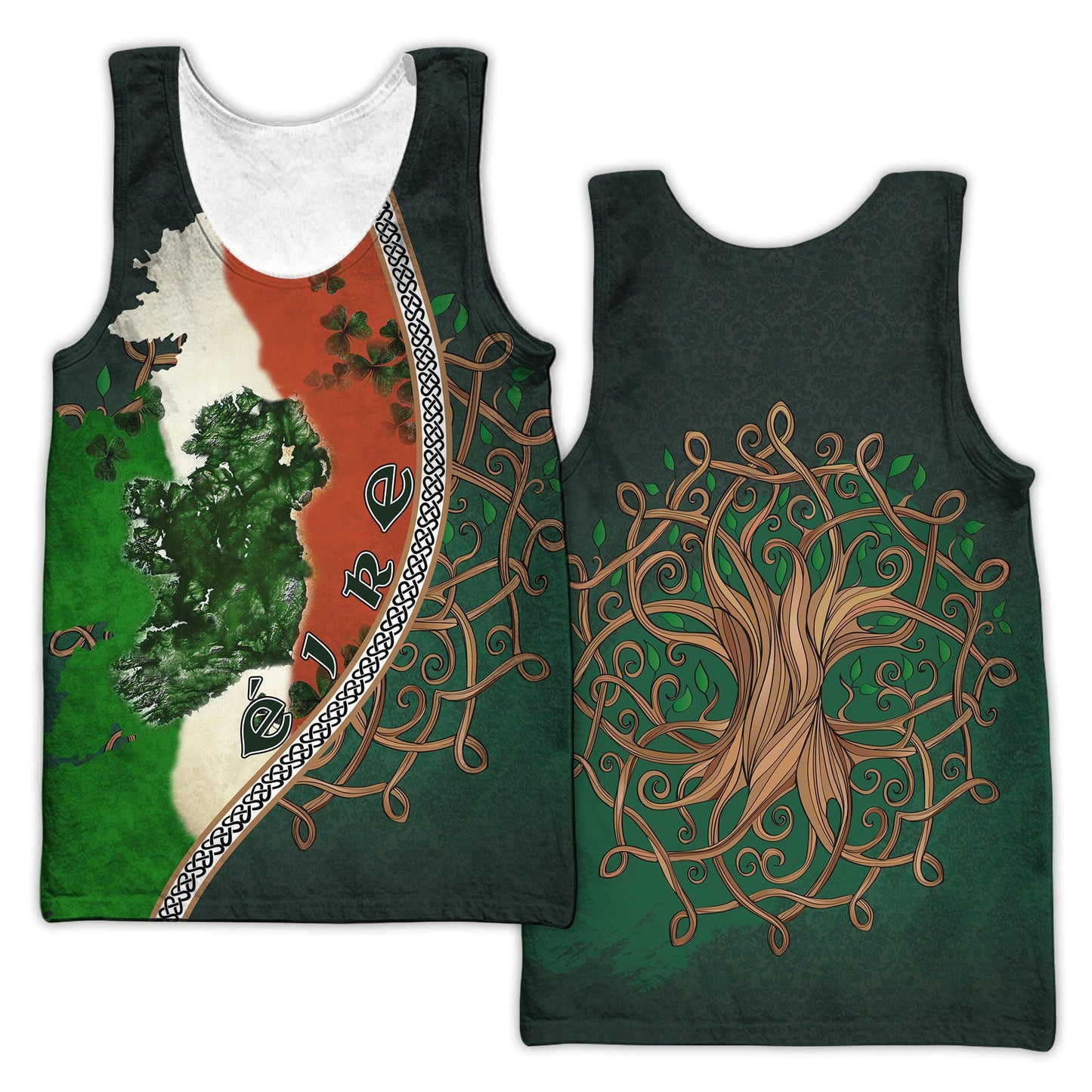 Irish Saint Patrick Day 3D All Over Printed Unisex Shirt