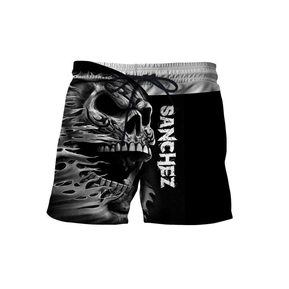 Customize Name Skull Hoodie For Men And Women TNA26022101