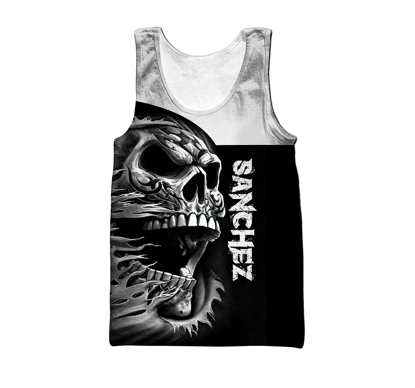 Customize Name Skull Hoodie For Men And Women TNA26022101