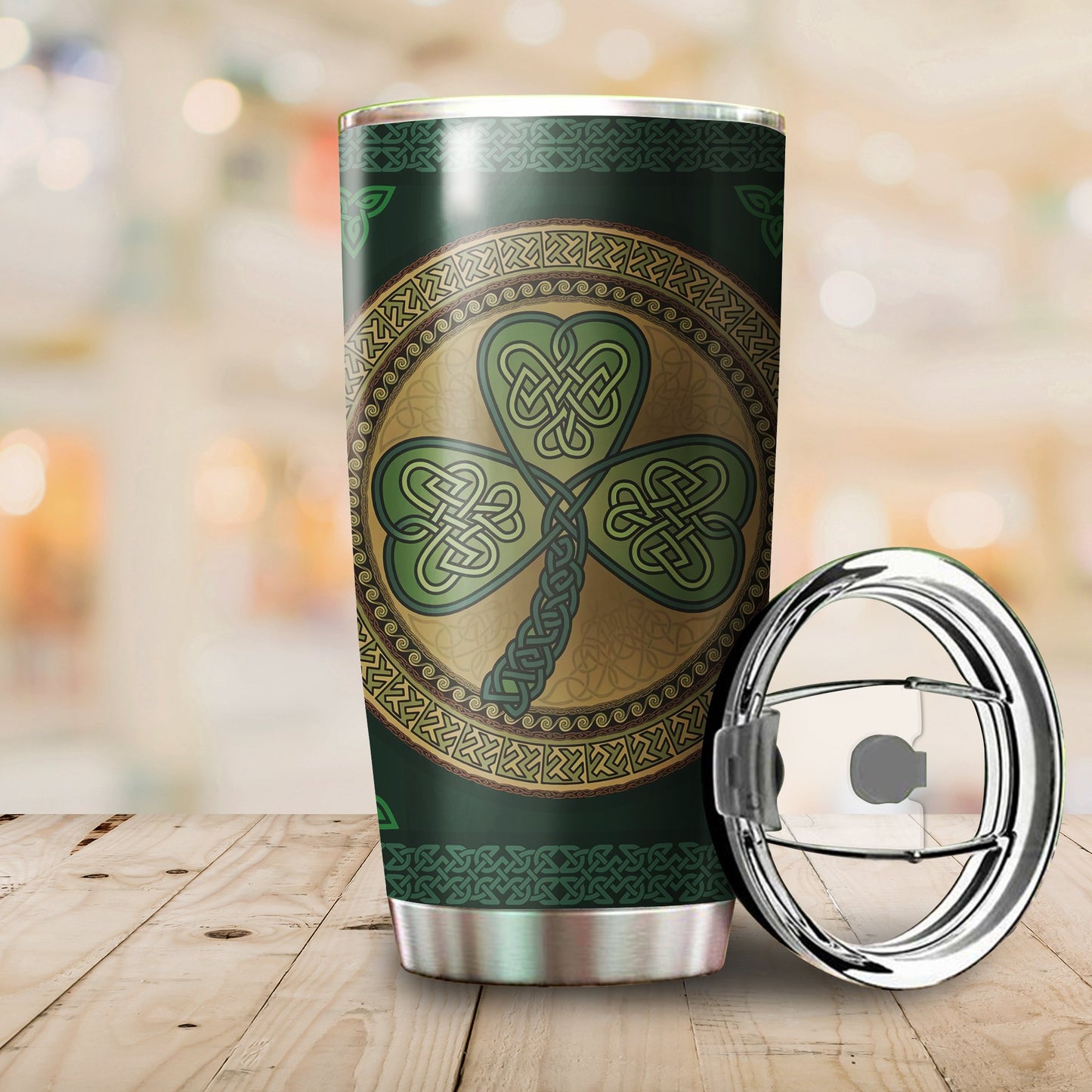 Irish Saint Patrick's Day Steel Tumbler