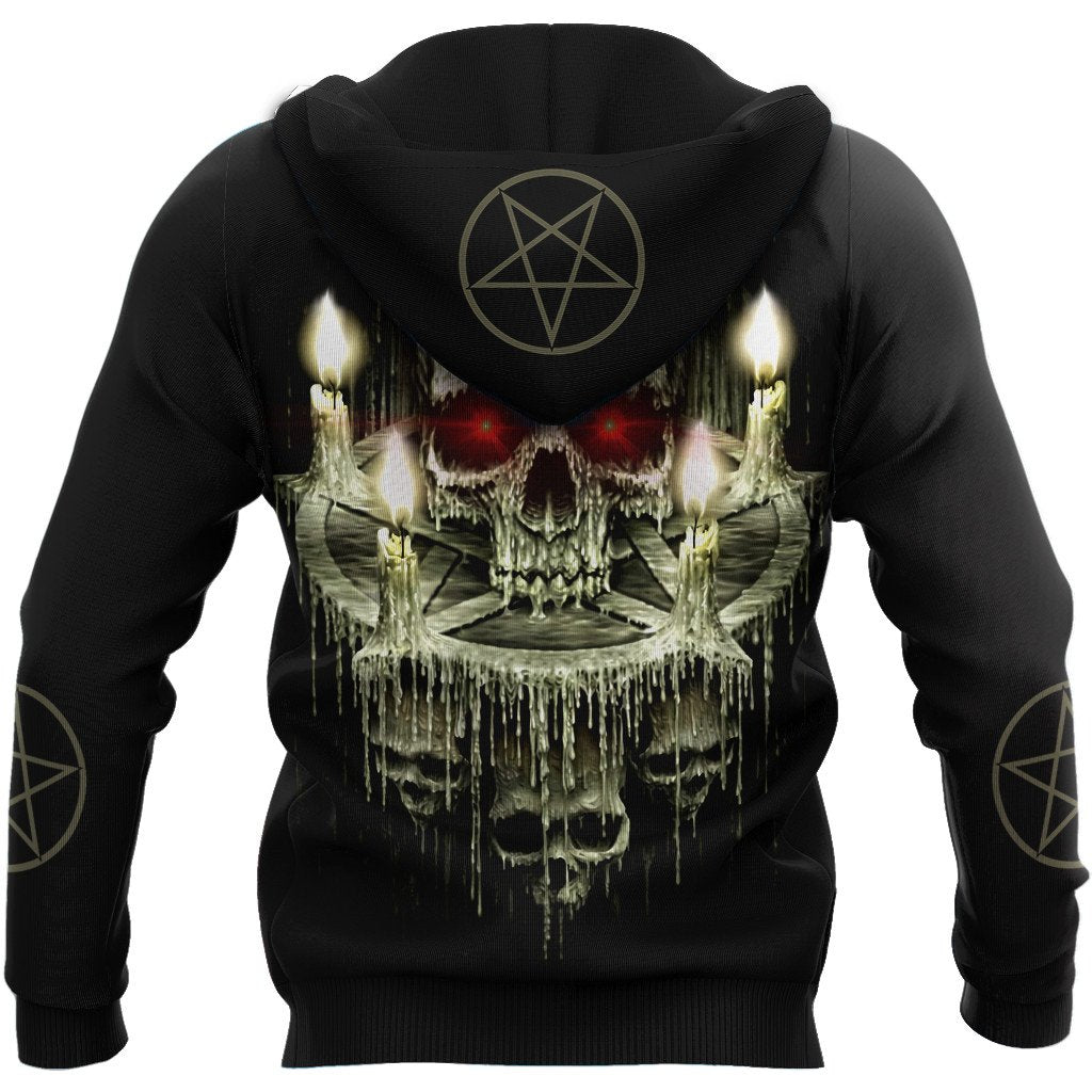 Candle And Skull Hoodie For Men And Women TNA01032105