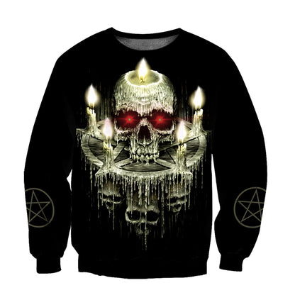 Candle And Skull Hoodie For Men And Women TNA01032105